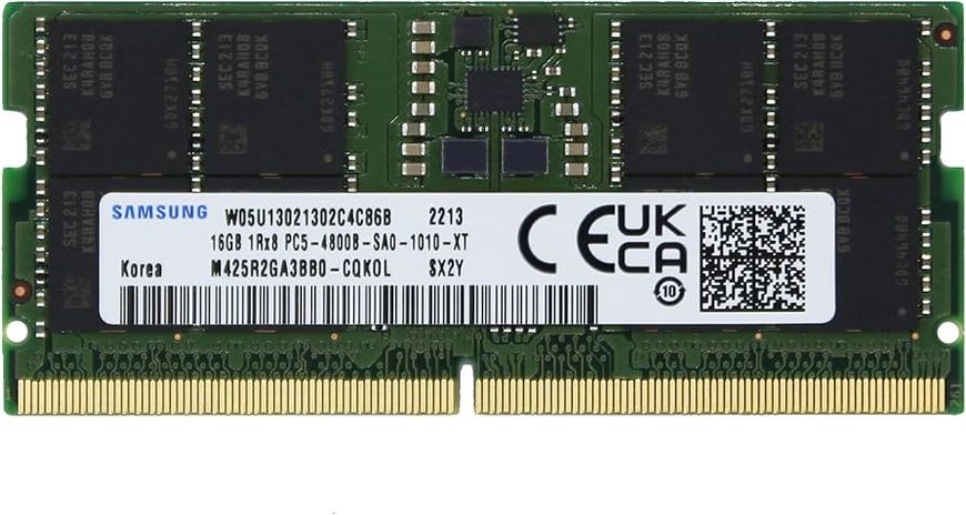 Пам'ять Samsung 16 GB SO-DIMM DDR5 4800 MHz (M425R2GA3BB0-CQKOL) 42511 фото